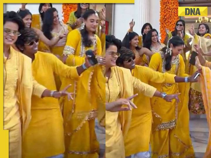 Watch: Smriti Mandhana's haldi ceremony goes high