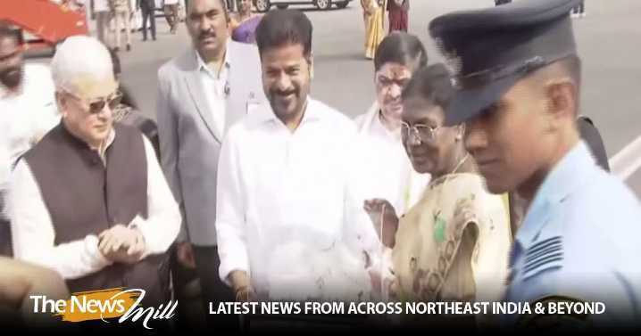 Prez  Murmu departs for Puttaparthi to attend Sri Sathya Sai Baba centenary celebrations
