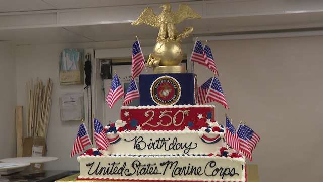 Longtime Brockton bakery celebrates Marine Corps' 250th birthday