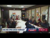 More than 20 shelters open with record-breaking cold expected in Tampa Bay area