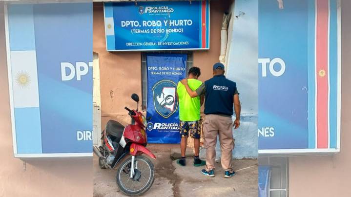 Allanamiento por robo: detienen al sospechoso, secuestran una moto y varios elementos