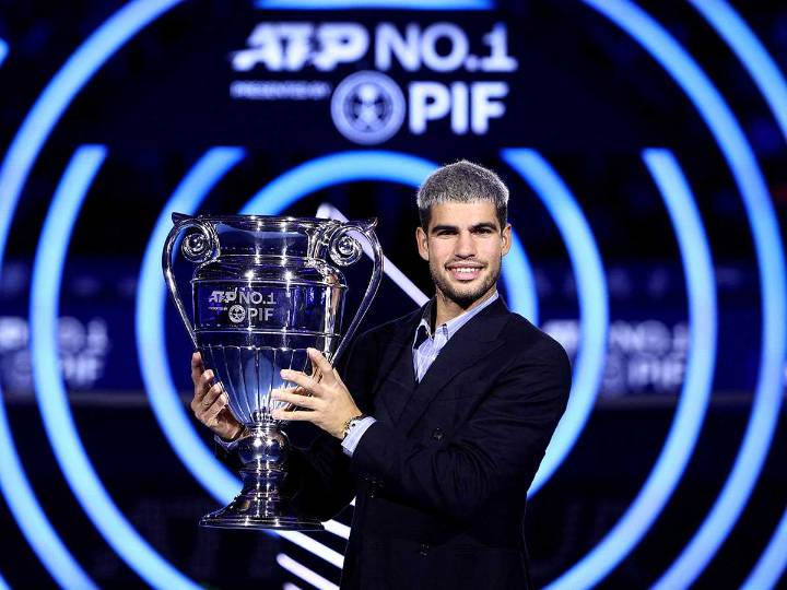 Asi quedó el Ranking ATP de 2025, Carlos Alcaraz en la cima