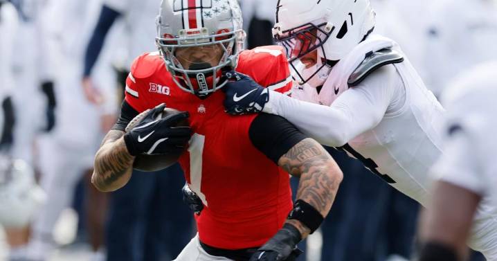 Sayin throws 4 TDs, No. 1 Ohio State takes control in 2nd half in win over Penn State