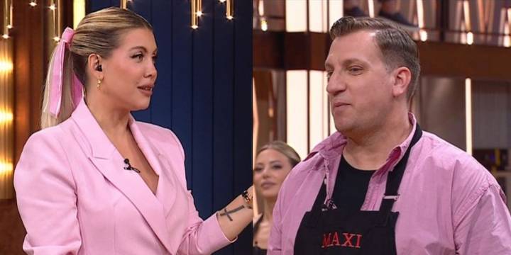 El intenso ida y vuelta de Wanda Nara y Maxi López en MasterChef: frases en doble sentido, críticas y un sorpresivo elogio