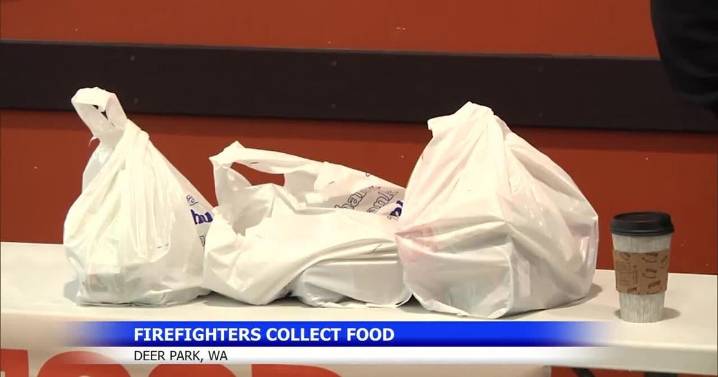 Firefighters support community through emergency food drive in Deer Park
