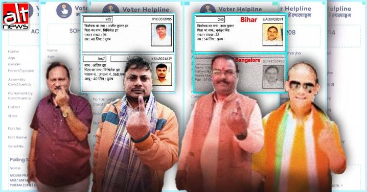 Alt News Exposé II: BJP leaders, OpIndia editor among four who voted in Bihar and in other states
