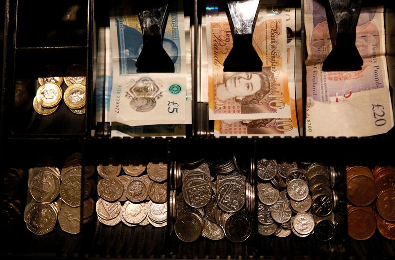 Sterling eases after UK inflation, dollar rises ahead of Nvidia results