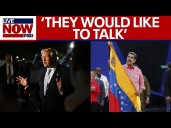 Trump says there 'may' be talks with Venezuela amid campaign against 'narco