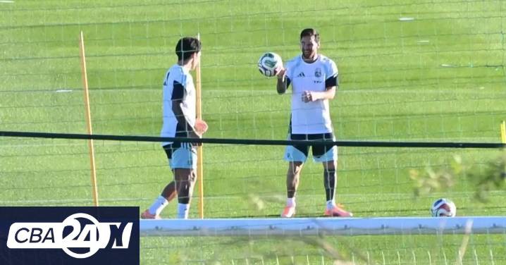 Con Messi incorporado, Argentina comenzó los trabajos previos al amistoso en África