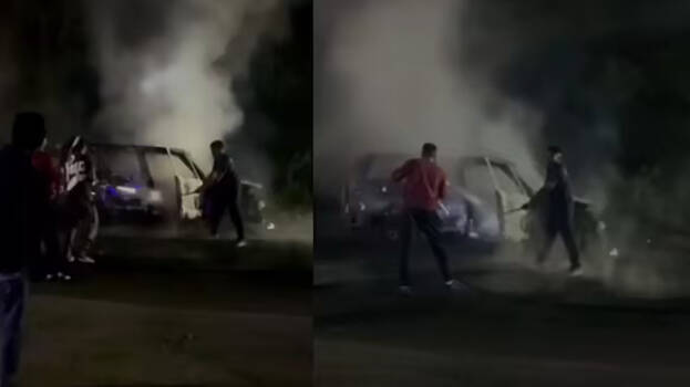 Ambulance catches fire on way to hospital; four persons including doctor and newborn baby killed