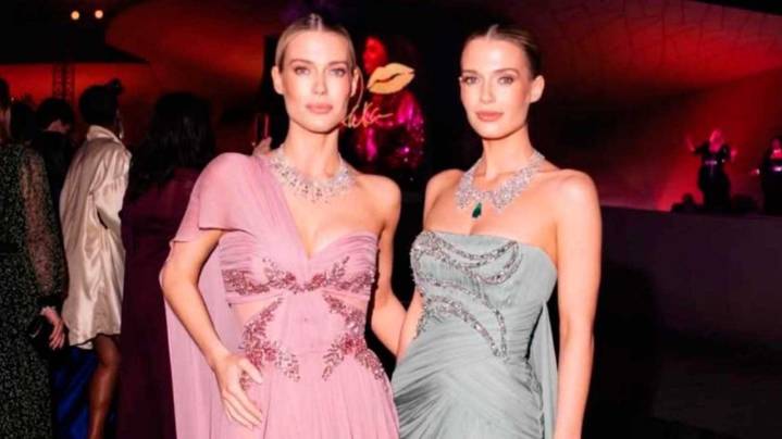 Las sobrinas gemelas de Lady Di deslumbraron en una gala vip en Qatar