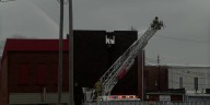 Roof collapses after fire at Canton thrift store