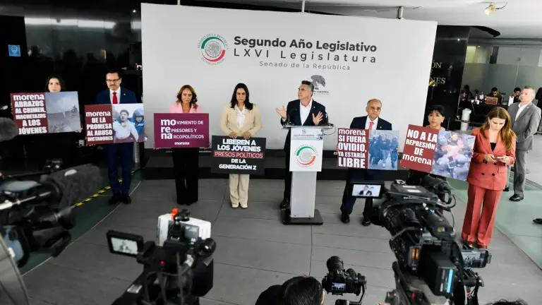 PRI exige renuncia de Piedra por represión a Generación Z; PAN rechaza haber convocado a marcha