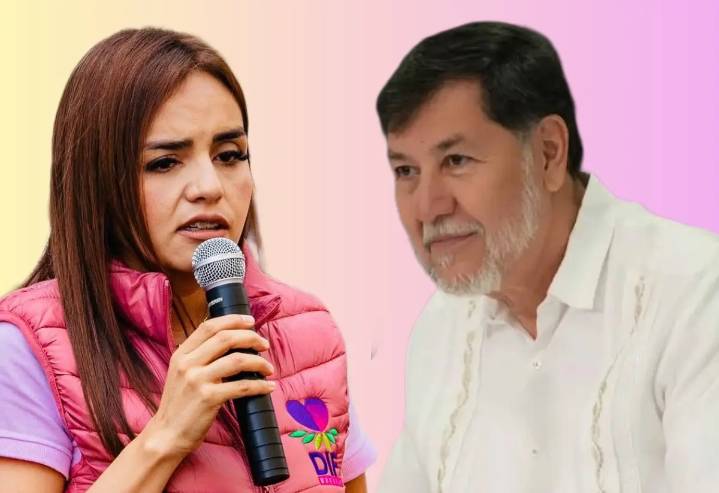 Llueven críticas contra Fernández Noroña por llamara fascista a Grecia Quiroz, viuda de Carlos Manzo