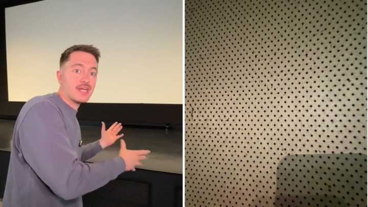 El ingenioso secreto de las pantallas de cine: así consiguen un sonido envolvente gracias a esto