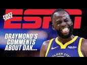 Draymond Green calls Dak Prescott a BUM 😳 'He got that FROM ME' 