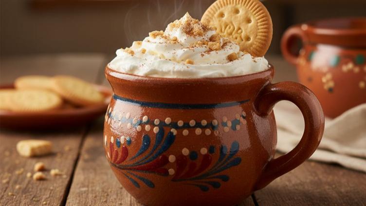 Así puedes preparar atole de galleta