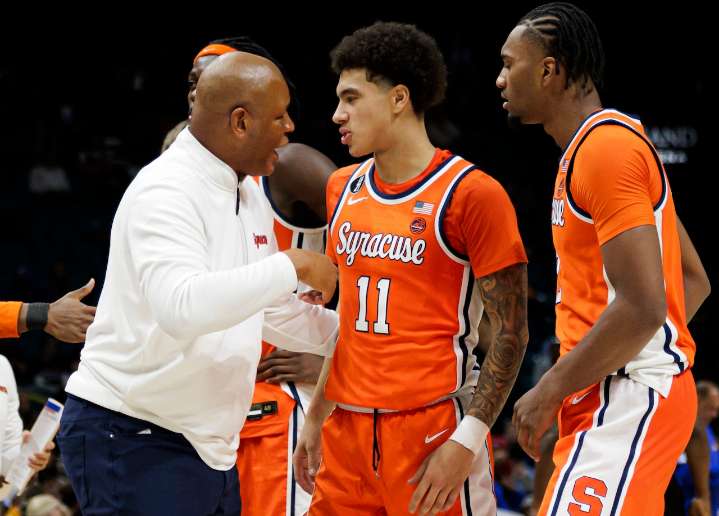 Syracuse’s offense sputters in loss to Kansas in Las Vegas