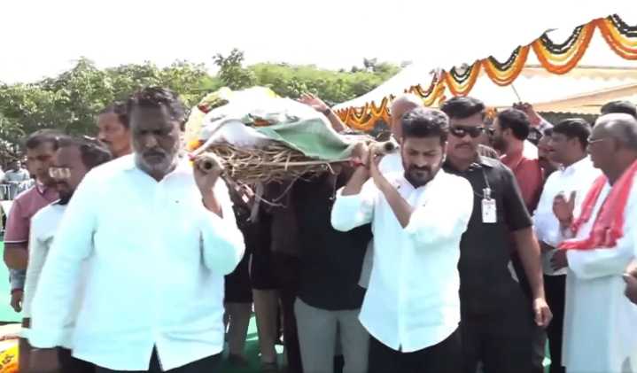 CM Revanth Reddy announces memorial park for poet Ande Sri in Telangana