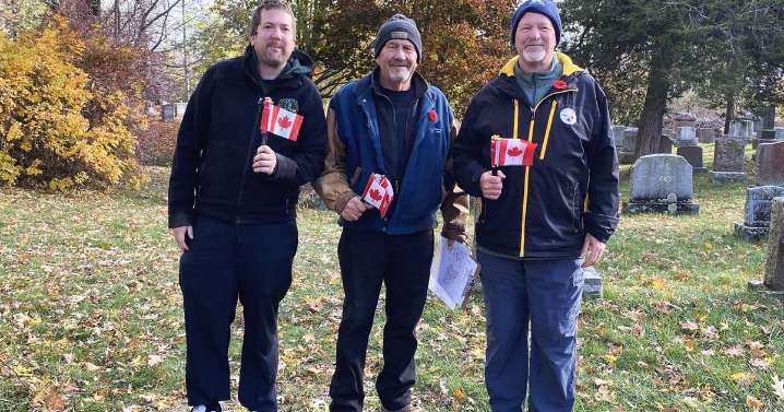 'Why we do it': More than 100 volunteers lay flags at soldiers' graves in Kingston