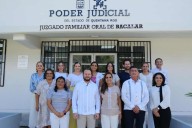 Mara Lezama y Heyden Cebada ponen en marcha el primer Juzgado Familiar de Primera Instancia en Bacalar