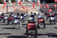 ‘Don’t kill me’: Empty wheelchairs dramatize campaign against assisted suicide in Italy