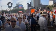 Menos de 1000 personas en marcha de la Generación Z en Monterrey