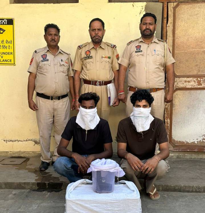 Police crack down on illegal arms, arrest two with pistol