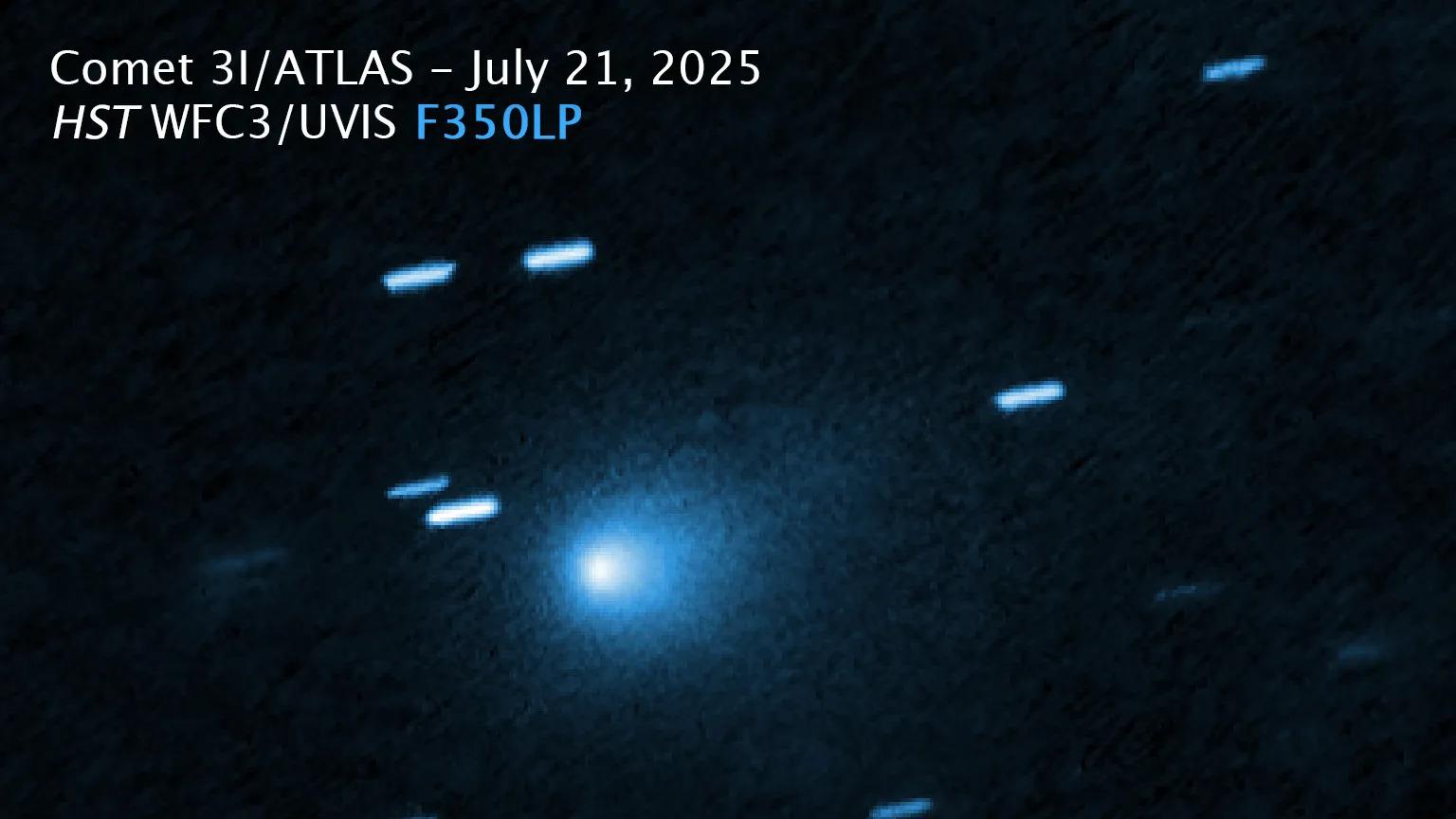 Astrónomos logran fotografiar al cometa 3I/ATLAS después de su paso por el Sol