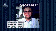 Colombia seeks joint “actions” on drug trade