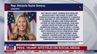 Trump, Marjorie Taylor Greene feud on social media