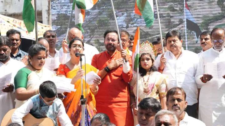 Vande Mataram inspired fight against Nizam rule: Kishan Reddy
