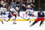 Mathieu Olivier's 3-point night lifts Blue Jackets over Oilers - The Rink Live | Coverage of youth, junior, high school and college hockey
