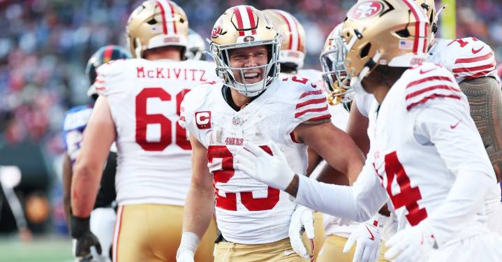 Brian Robinson and Christian McCaffrey come to life as the 49ers dominate the Giants