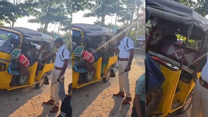 Unthinkable! 23 Children Packed Into Single Auto In Telangana’s Nagar Kurnool, Vehicle Seized, Video Viral