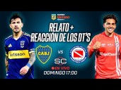 Boca vs. Argentinos Juniors EN VIVO vía ESPN y Disney Plus por Liga Profesional