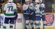 Boeser scores late OT winner as Canucks beat pesky Predators 5