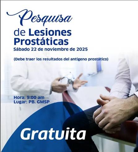 GMSP realiza jornada gratuita de despistaje prostático: La detección precoz salva vidas