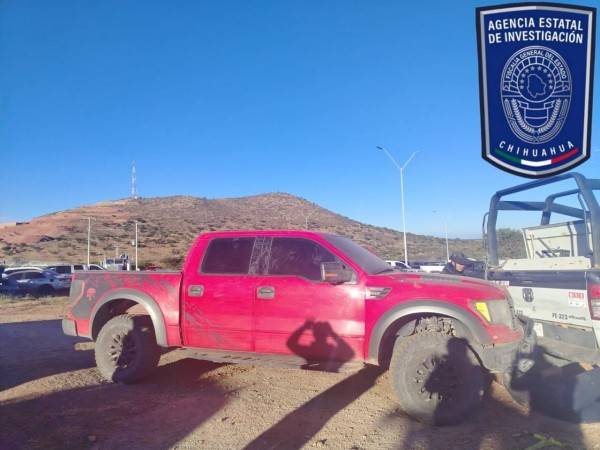 Encuentran en Matamoros Raptor blindada y en su interior droga