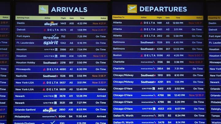 What happens if your flight is canceled?