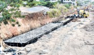 Rallavagu retaining wall project faces flak over alignment changes