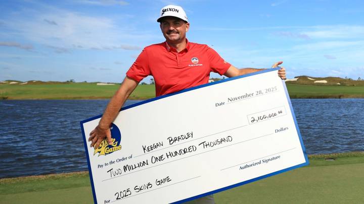 Keegan Bradley wins £2.1 million in return of Skins Game for first time in 17 years
