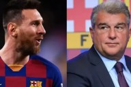 Joan Laporta descartó el regreso de Messi al Barcelona, con una contundente frase