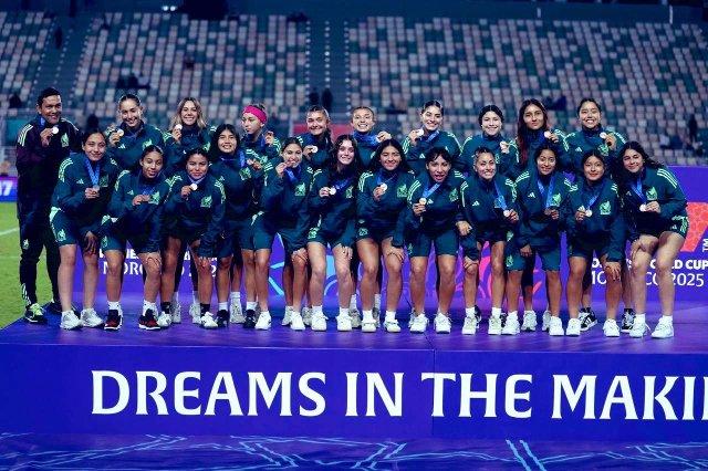 México se queda con el tercer lugar del Mundial Sub-17 Femenil tras vencer a Brasil