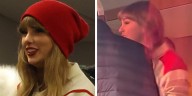 Taylor Swift Pairs a Polo Sweater With Jeans at Travis Kelce’s Colts Game