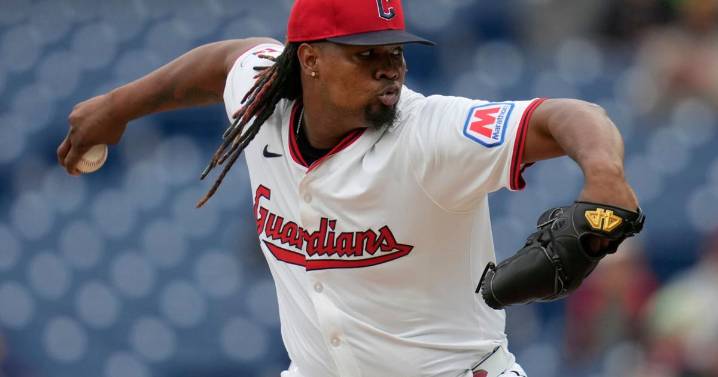 MLB pitchers Emmanuel Clase and Luis Ortiz char…