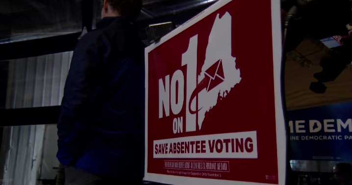 Question 1 struck down, Maine absentee voting laws remain as is