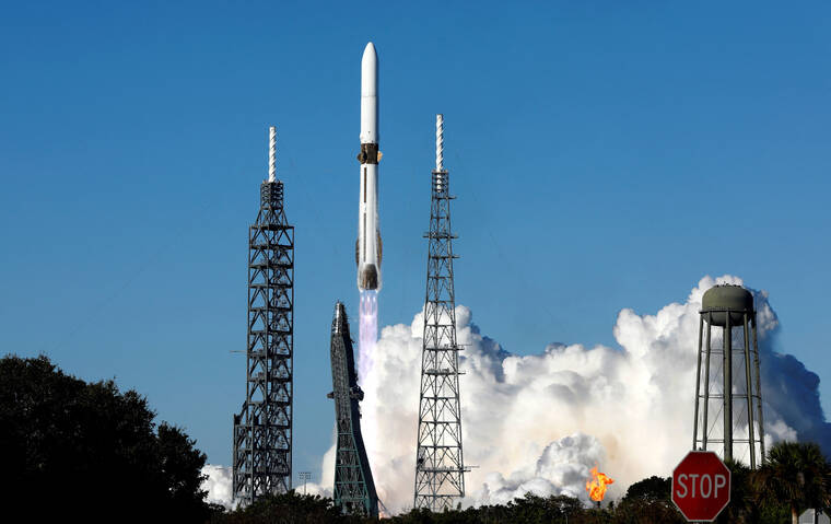 Blue Origin’s New Glenn rocket deploys Mars satellites, sticks booster landing