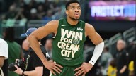 Giannis Antetokounmpo steps in to help Lakers rookie