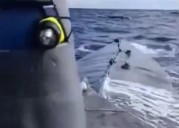 Así fue el operativo. Portugal interceptó un narcosubmarino con 1,7 toneladas de cocaína que había salido de América del Sur